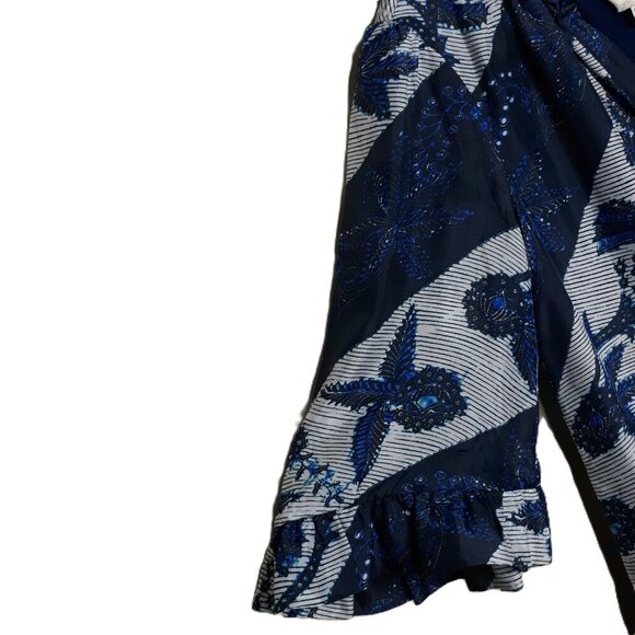 Figue Silk Floral Shift Dress S Lightweight Office Date Night Dark Romantic - Picture 4 of 10